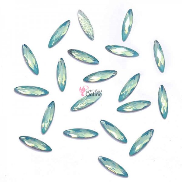 Cristale pentru unghii Marquise, 4 bucati Cod MQ006 Verde Opal